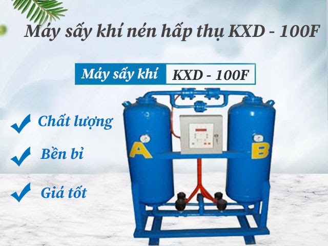 Cấu tạo của máy sấy khí KXD - 100F